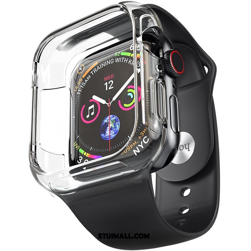 Etui Apple Watch Series 1 Ochraniacz Akcesoria Silikonowe Miękki Szary Futerał Tanie