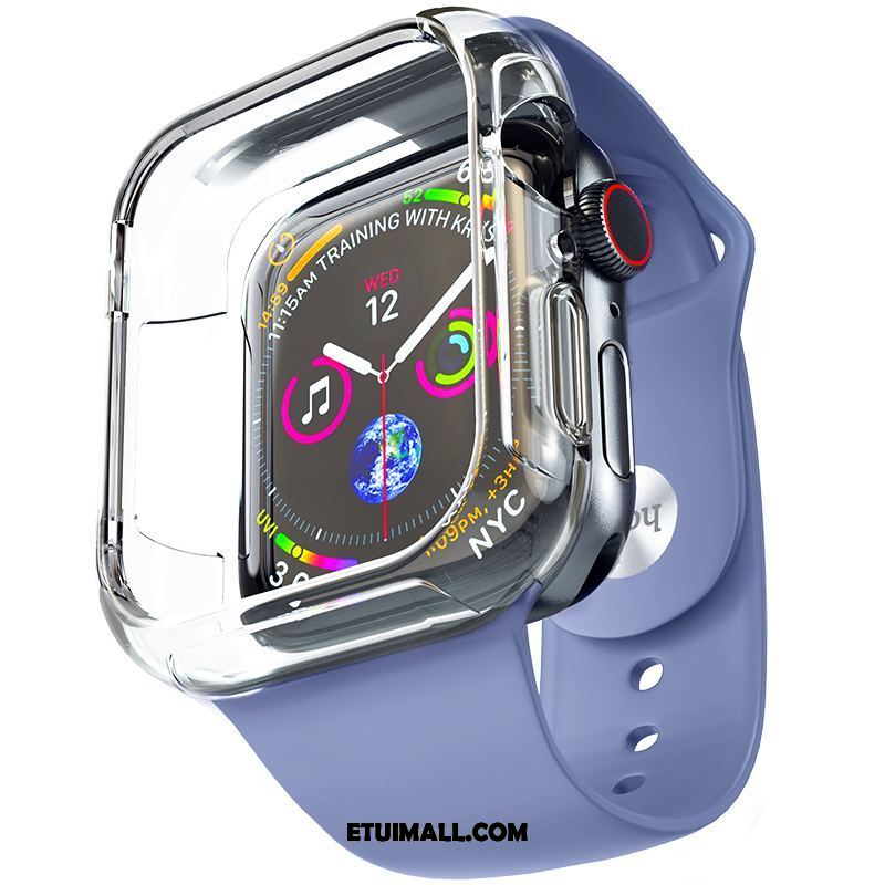 Etui Apple Watch Series 1 Ochraniacz Akcesoria Silikonowe Miękki Szary Futerał Tanie