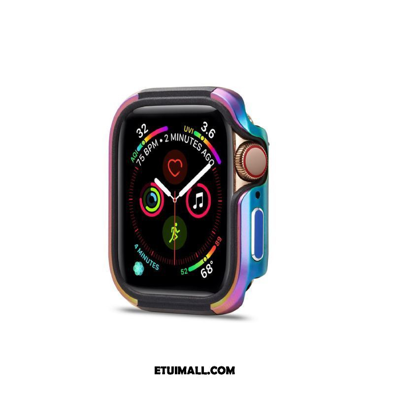 Etui Apple Watch Series 3 Granica Pu Różowe Złoto Stop Metali Ochraniacz Obudowa Tanie