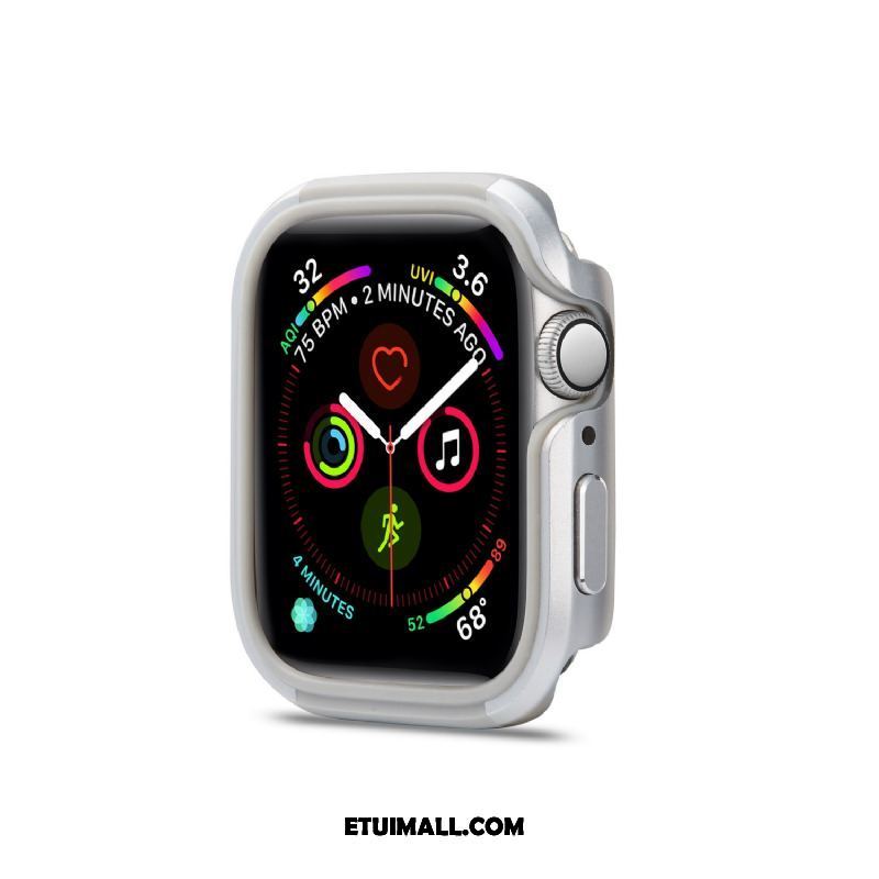 Etui Apple Watch Series 3 Granica Pu Różowe Złoto Stop Metali Ochraniacz Obudowa Tanie