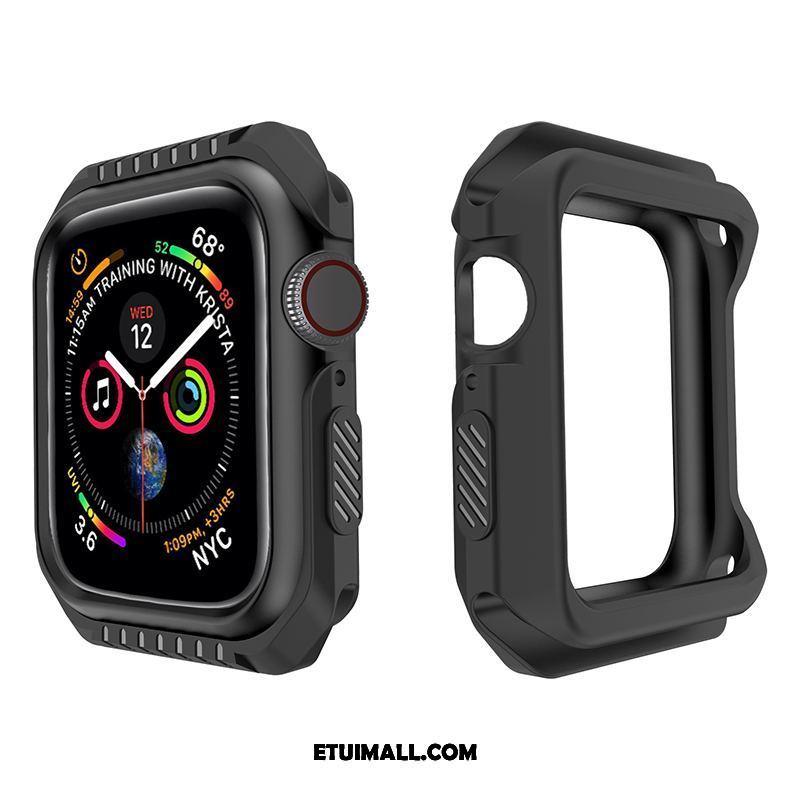 Etui Apple Watch Series 3 Purpurowy Silikonowe Miękki Anti-fall Ochraniacz Futerał Tanie
