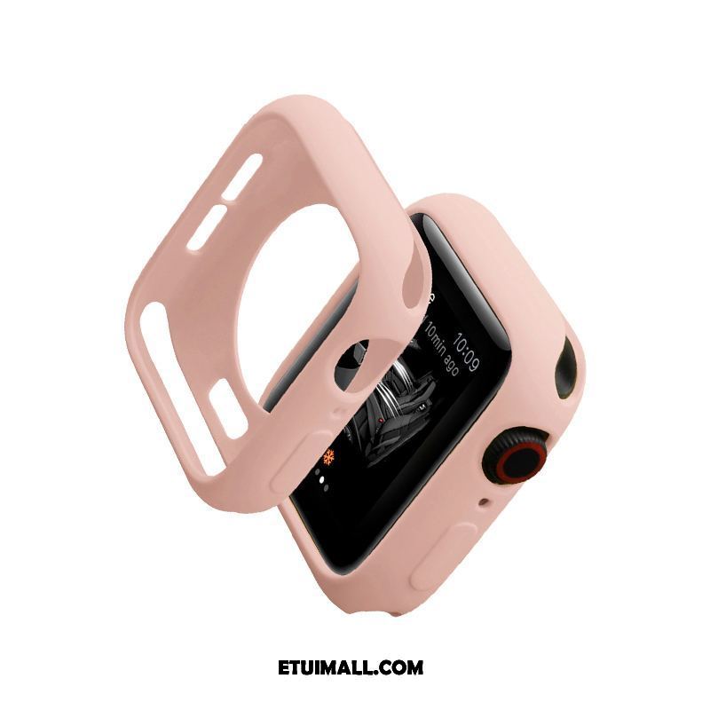 Etui Apple Watch Series 5 Ochraniacz Modna Marka Czarny Silikonowe Cienkie Futerał Tanie