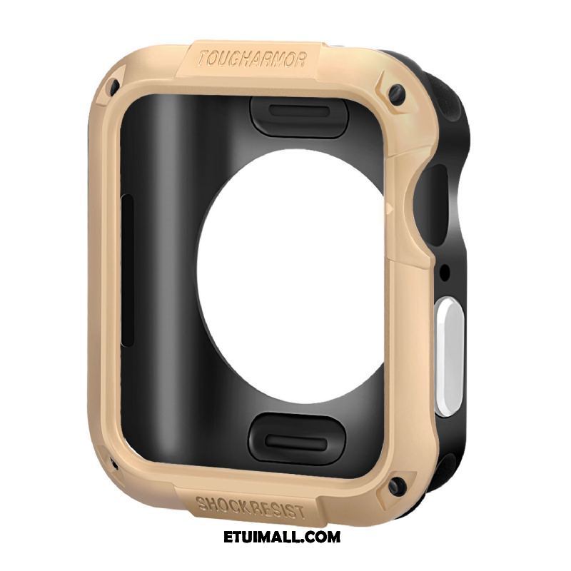 Etui Apple Watch Series 5 Pomarańczowy Ochraniacz Akcesoria Anti-fall Granica Pokrowce Tanie