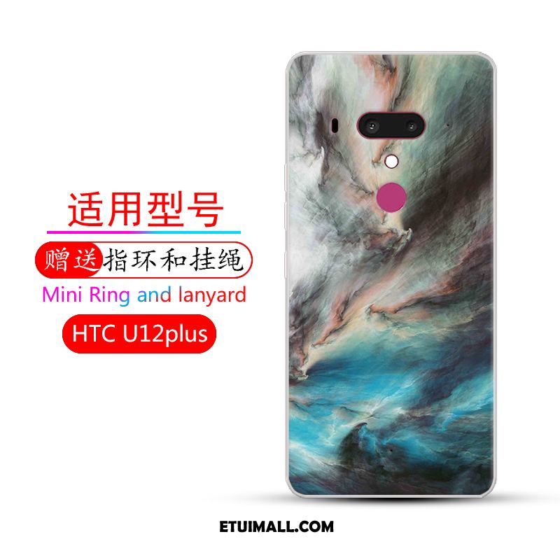 Etui Htc U12+ Telefon Komórkowy Anti-fall Czerwony Gradient Ochraniacz Obudowa Tanie