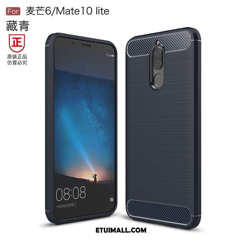 Etui Huawei Mate 10 Lite Włókno Anti-fall Czarny All Inclusive Wzór Obudowa Kup