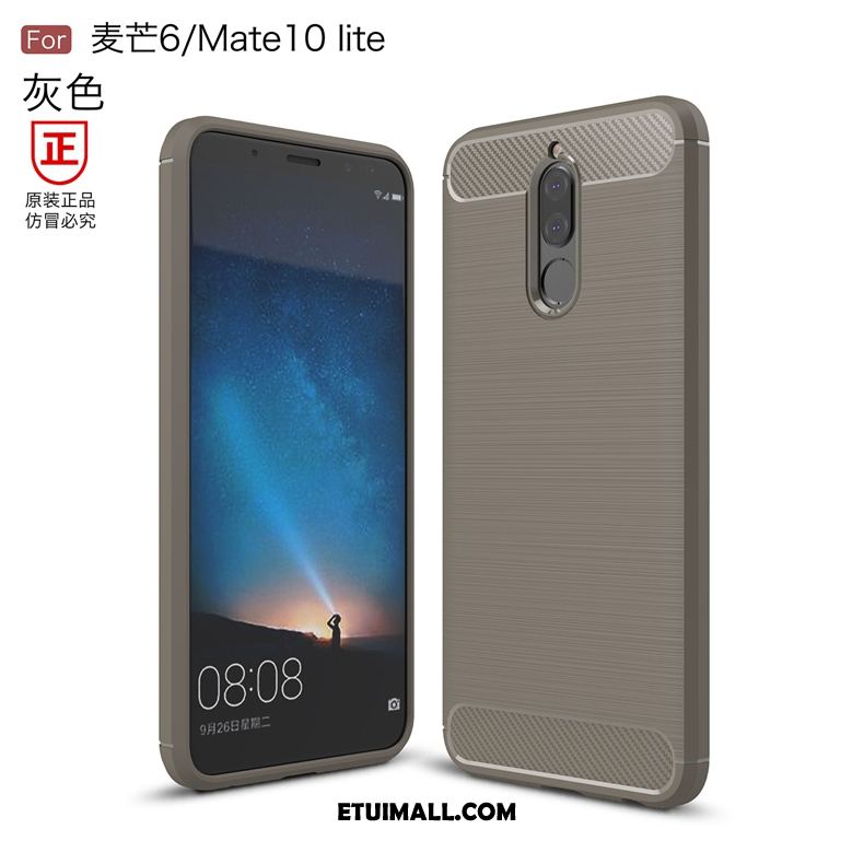 Etui Huawei Mate 10 Lite Włókno Anti-fall Czarny All Inclusive Wzór Obudowa Kup