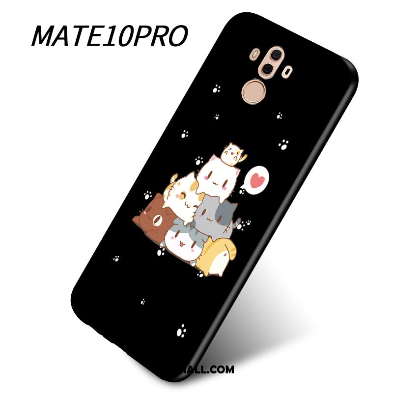 Etui Huawei Mate 10 Pro Miękki Osobowość Telefon Komórkowy Tendencja Czarny Obudowa Online
