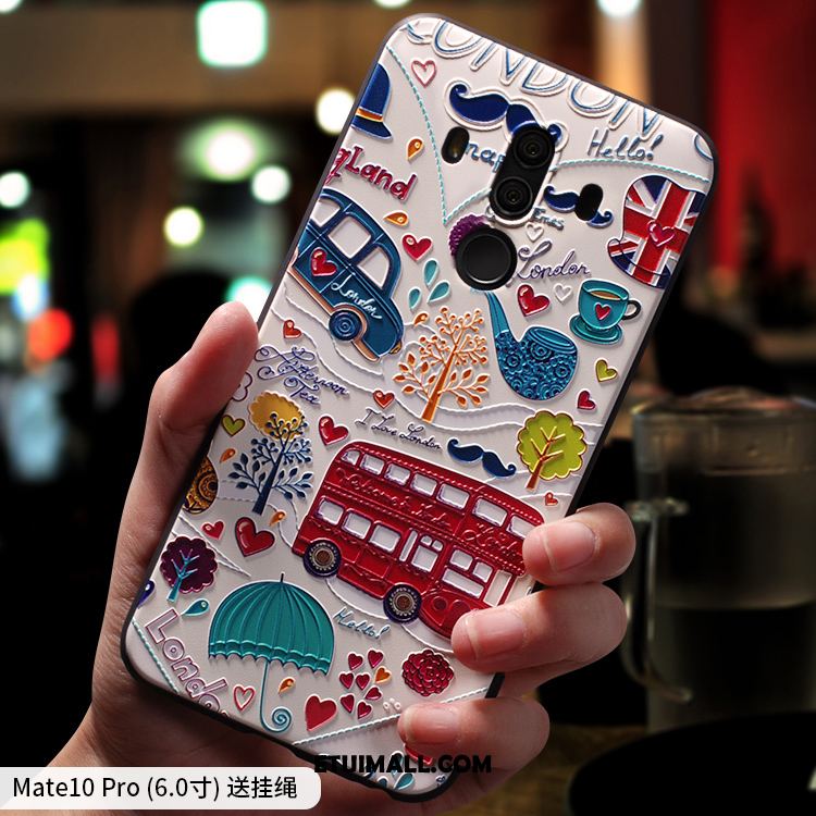 Etui Huawei Mate 10 Pro Telefon Komórkowy Czerwony Miękki Relief Pokrowce Sprzedam