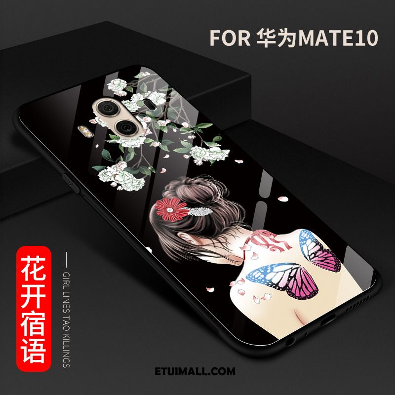 Etui Huawei Mate 10 Szkło Czarny Telefon Komórkowy Antypoślizgowe Obudowa Sklep