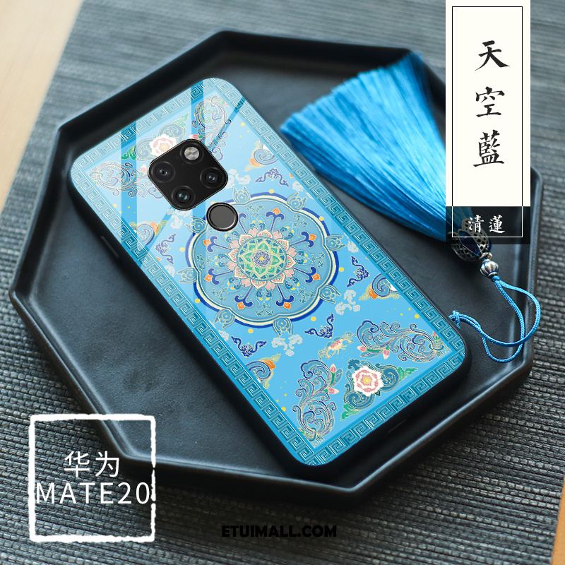 Etui Huawei Mate 20 Kwiatowa Anti-fall Telefon Komórkowy Nowy Pałac Obudowa Tanie