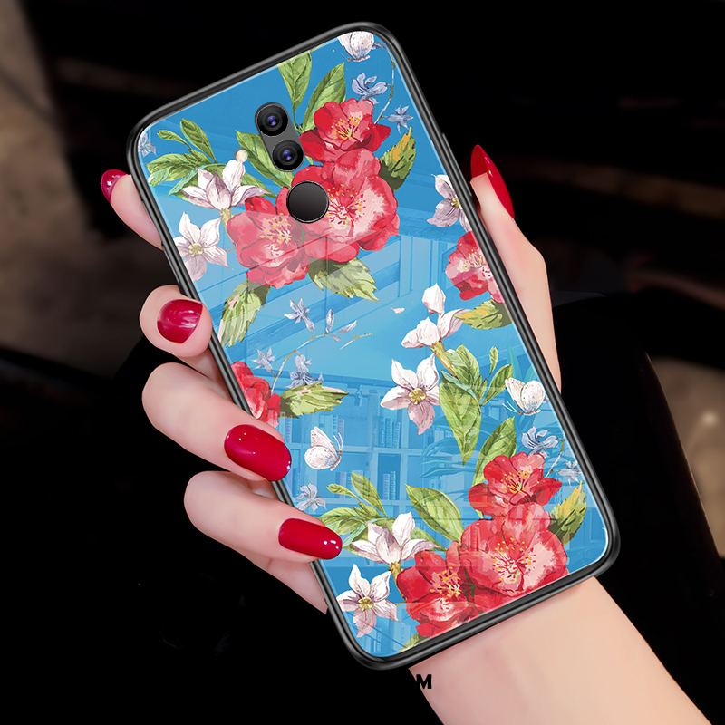 Etui Huawei Mate 20 Lite All Inclusive Szkło Ochraniacz Kwiaty Telefon Komórkowy Futerał Online