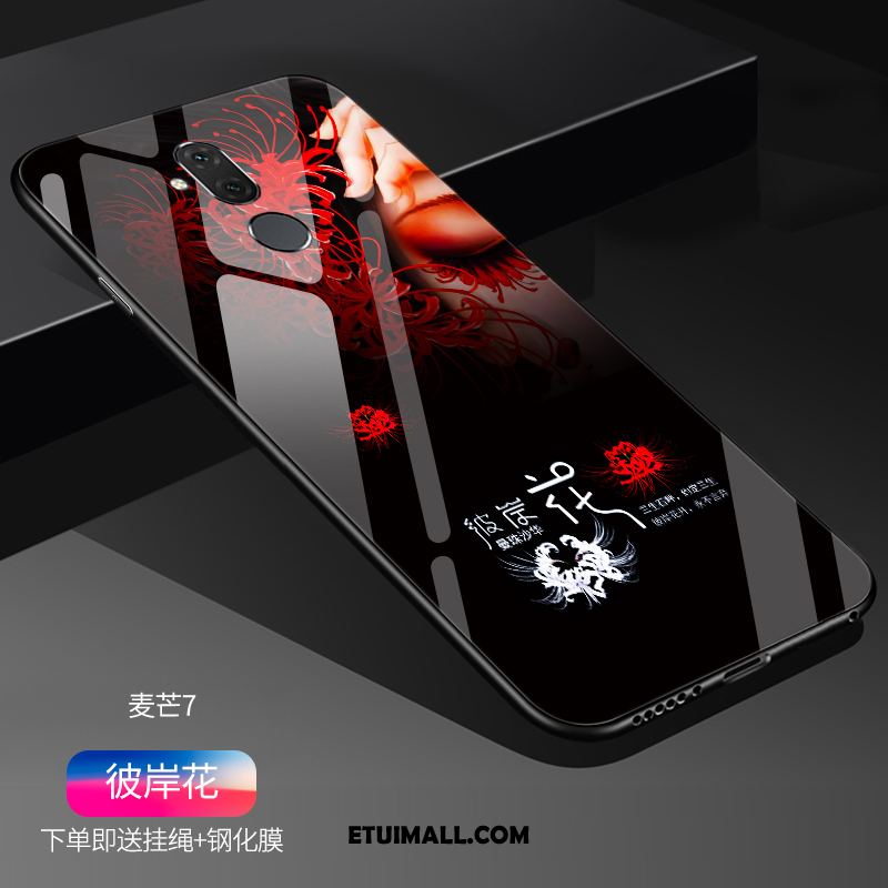 Etui Huawei Mate 20 Lite Anti-fall Szkło Trudno Czerwony Netto Telefon Komórkowy Pokrowce Sprzedam