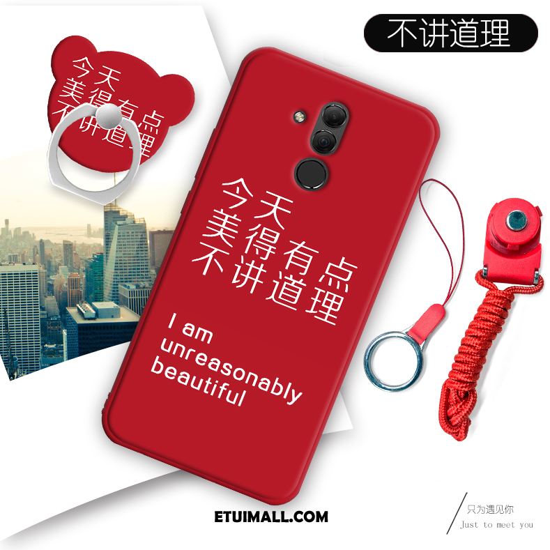 Etui Huawei Mate 20 Lite Wiszące Ozdoby Telefon Komórkowy Anti-fall Miękki Biały Futerał Kup