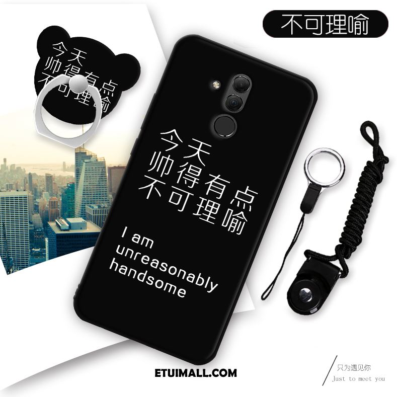 Etui Huawei Mate 20 Lite Wiszące Ozdoby Telefon Komórkowy Anti-fall Miękki Biały Futerał Kup