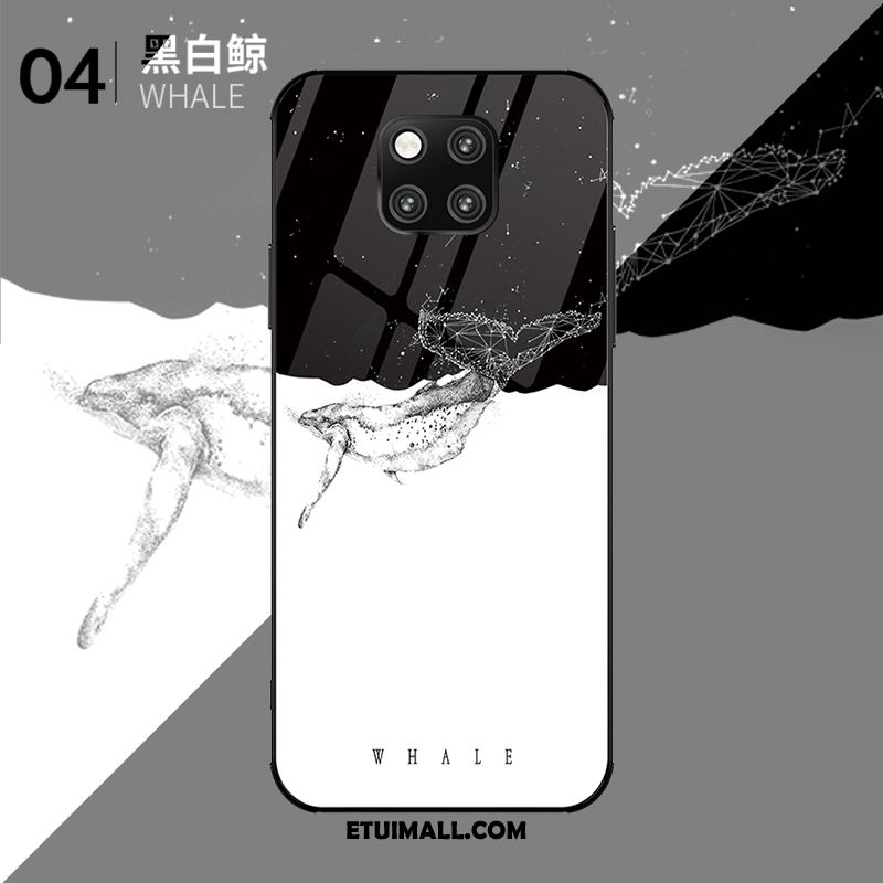 Etui Huawei Mate 20 Pro Cienkie Telefon Komórkowy Anti-fall Biały Modna Marka Pokrowce Tanie