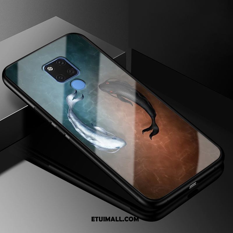 Etui Huawei Mate 20 Purpurowy Miękki Telefon Komórkowy Szkło Osobowość Futerał Tanie