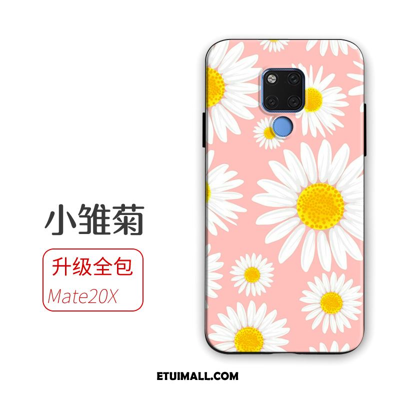 Etui Huawei Mate 20 X Kreskówka Kwiaty Świeży Ochraniacz Zielony Obudowa Sprzedam
