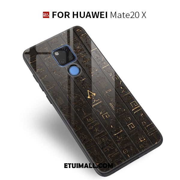 Etui Huawei Mate 20 X Szkło Kreatywne Anti-fall Wiszące Ozdoby Szkło Hartowane Pokrowce Tanie