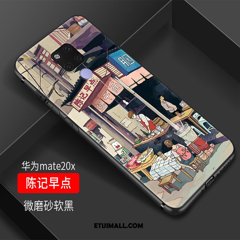 Etui Huawei Mate 20 X Telefon Komórkowy Anti-fall Świeży Kreatywne Proste Obudowa Sklep