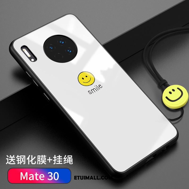 Etui Huawei Mate 30 Kreatywne Szkło Hartowane Anti-fall Cienkie Biały Pokrowce Kup