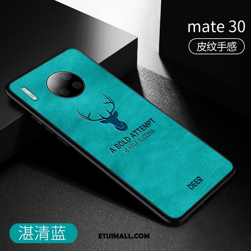 Etui Huawei Mate 30 Modna Marka Ochraniacz Telefon Komórkowy Skórzany Futerał Niebieski Futerał Tanie