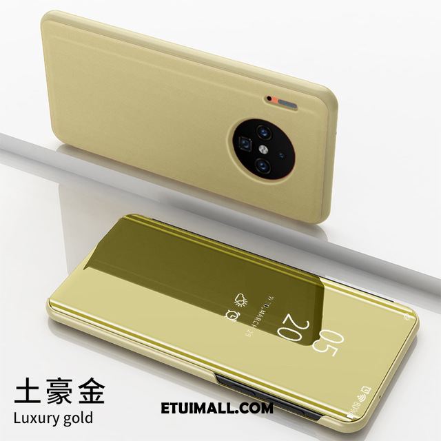 Etui Huawei Mate 30 Pro Niebieski Lustro Skórzany Futerał Ochraniacz Kreatywne Obudowa Online