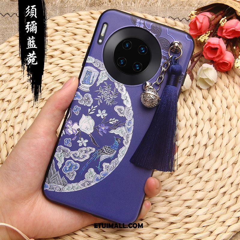 Etui Huawei Mate 30 Pro Telefon Komórkowy Anti-fall Kreatywne Chiński Styl Czerwony Futerał Na Sprzedaż