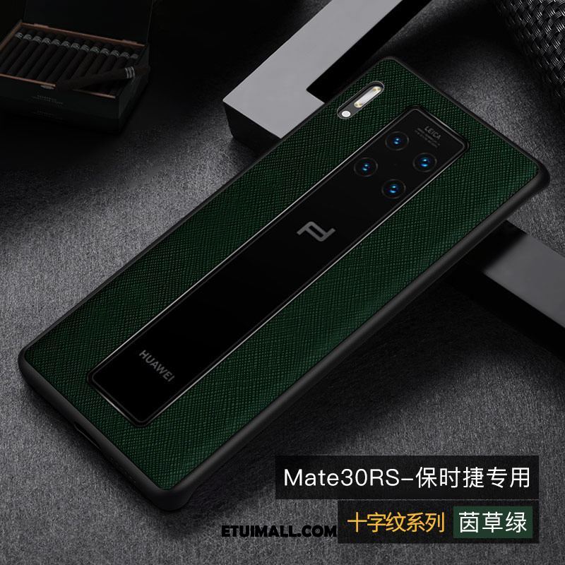 Etui Huawei Mate 30 Rs Projekt Górna Skóra Ochraniacz Wzory Zielony Obudowa Sklep