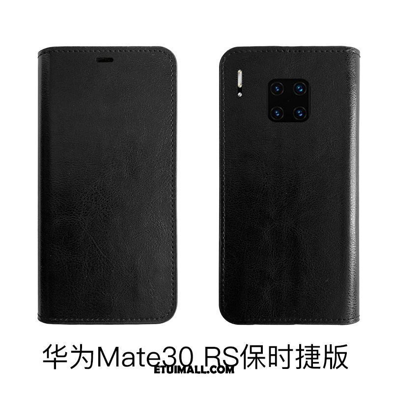 Etui Huawei Mate 30 Rs Telefon Komórkowy Skórzany Futerał Prawdziwa Skóra All Inclusive Bydło Obudowa Tanie