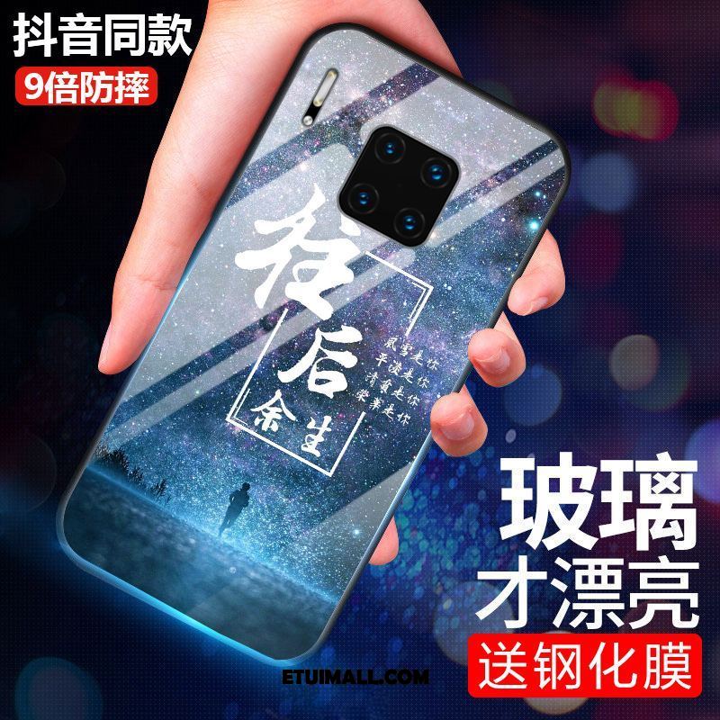 Etui Huawei Mate 30 Rs Tendencja Szkło Czerwony Netto Niebieski Telefon Komórkowy Obudowa Tanie