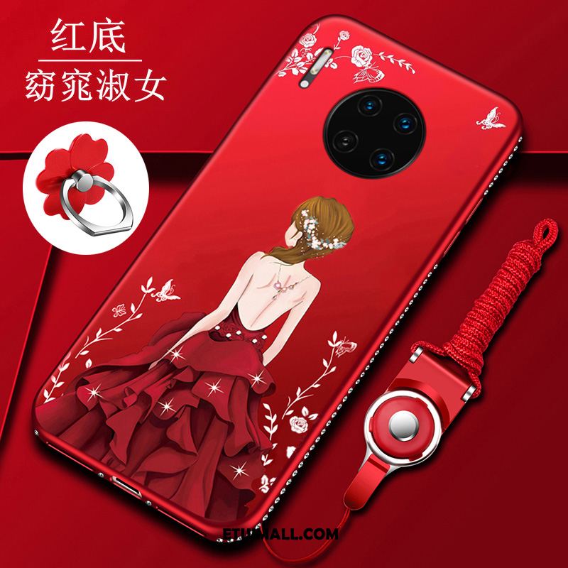Etui Huawei Mate 30 Telefon Komórkowy Miękki Z Kryształkami Osobowość Anti-fall Futerał Tanie