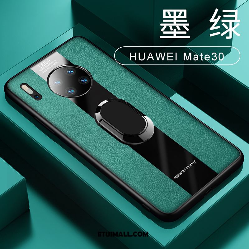 Etui Huawei Mate 30 Zielony Magnetyzm Cienkie Telefon Komórkowy Skórzany Futerał Futerał Sklep