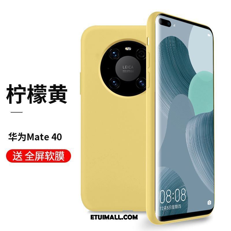 Etui Huawei Mate 40 Cienkie Silikonowe Miękki Ochraniacz Biały Futerał Tanie