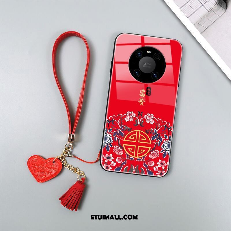 Etui Huawei Mate 40 Pro All Inclusive Nowy Chiński Styl Ochraniacz Czerwony Netto Futerał Dyskont