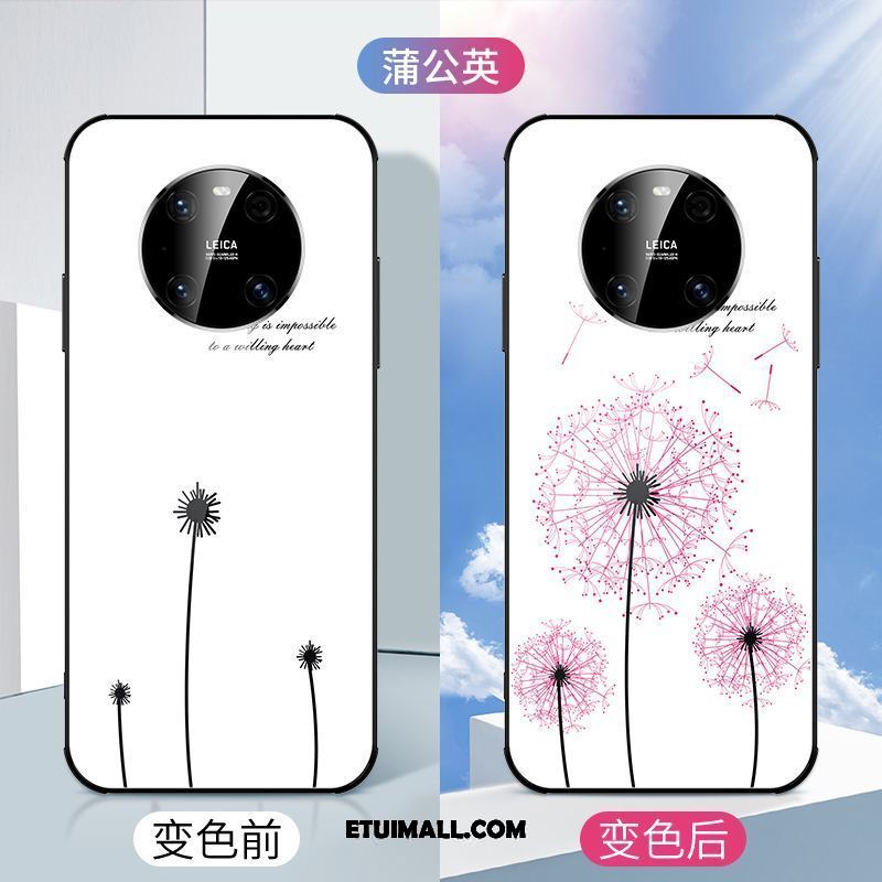 Etui Huawei Mate 40 Pro Cienkie Osobowość Anti-fall Czerwony Netto Biały Futerał Na Sprzedaż