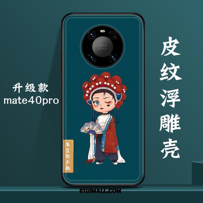 Etui Huawei Mate 40 Pro Piękny Czerwony Netto Chiński Styl Telefon Komórkowy Osobowość Pokrowce Tanie