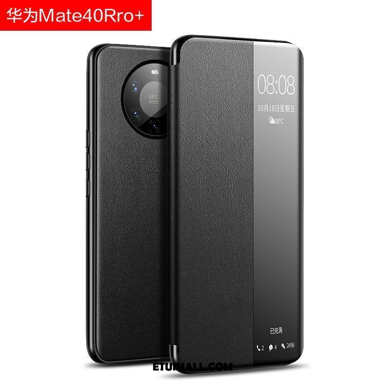 Etui Huawei Mate 40 Pro+ Silikonowe Purpurowy Skórzany Futerał Telefon Komórkowy All Inclusive Pokrowce Tanie