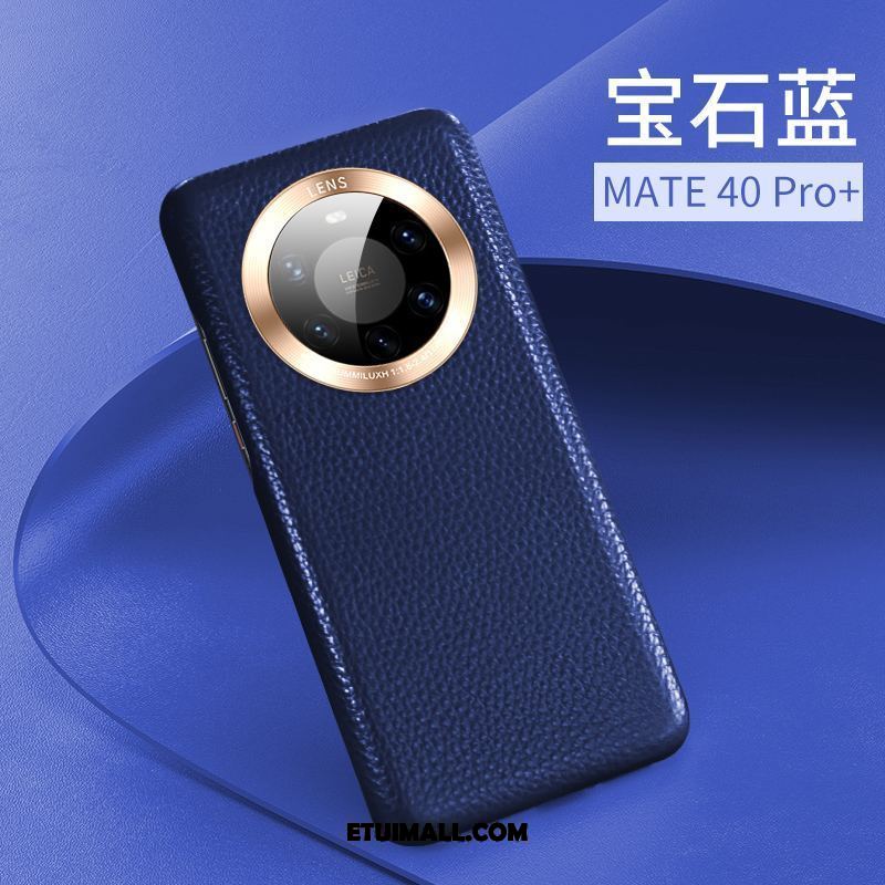 Etui Huawei Mate 40 Pro+ Skóra Bydlęca Anti-fall Wysoki Koniec Telefon Komórkowy Skórzany Futerał Pokrowce Sklep