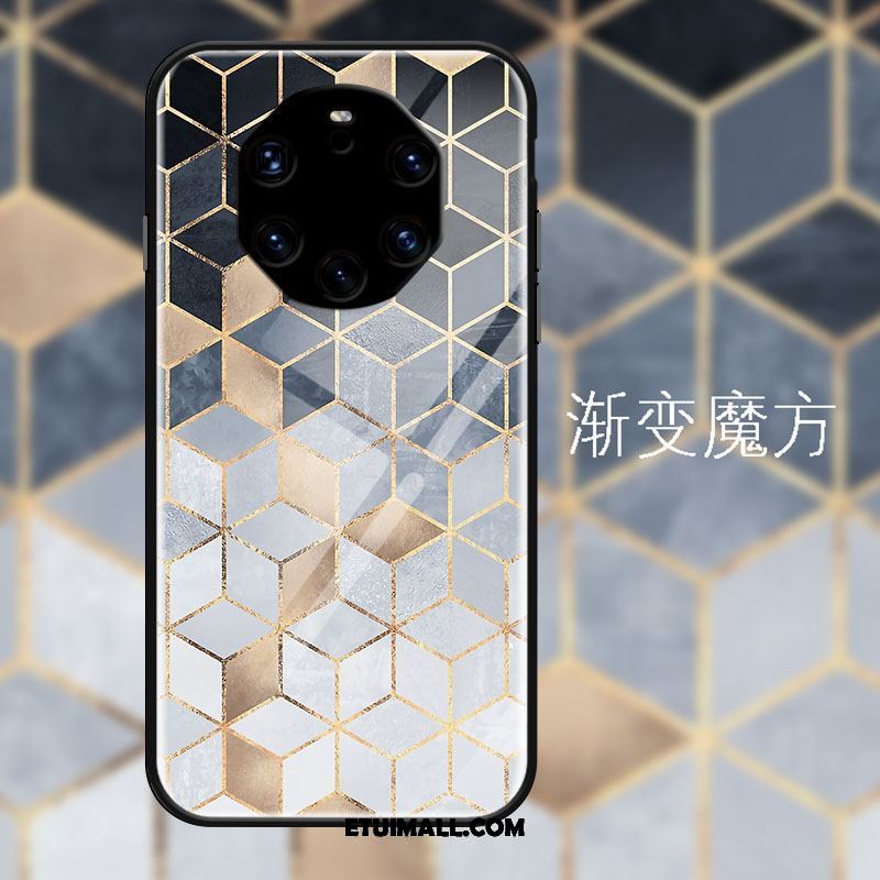 Etui Huawei Mate 40 Rs Gradient Szkło Telefon Komórkowy Moda Geometria Obudowa Tanie