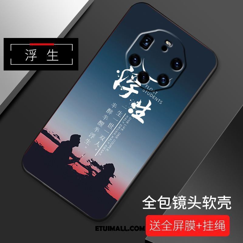 Etui Huawei Mate 40 Rs Niebieski Anti-fall Proste Osobowość Kreatywne Futerał Sprzedam