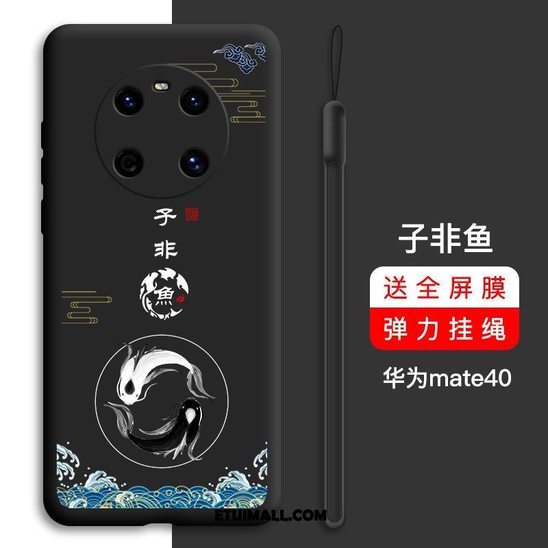 Etui Huawei Mate 40 Silikonowe Cienkie Ochraniacz Anti-fall Czerwony Netto Futerał Sprzedam