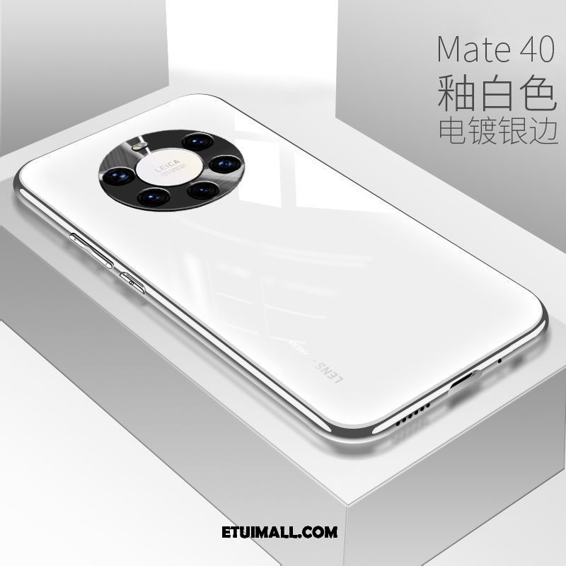 Etui Huawei Mate 40 Żółty Szkło Telefon Komórkowy Anti-fall Poszycie Pokrowce Online