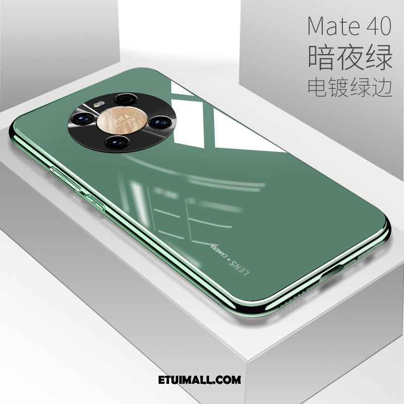 Etui Huawei Mate 40 Żółty Szkło Telefon Komórkowy Anti-fall Poszycie Pokrowce Online