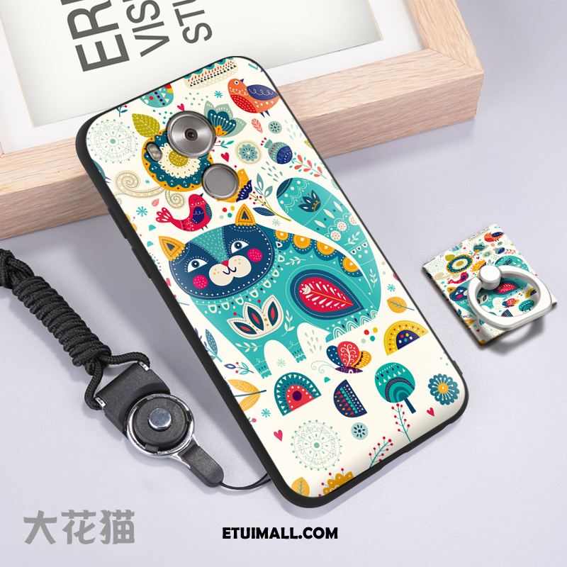 Etui Huawei Mate 8 Miękki Telefon Komórkowy Wiszące Ozdoby Czarny Anti-fall Pokrowce Dyskont