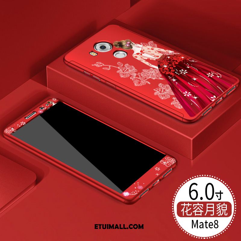 Etui Huawei Mate 8 Nubuku Czerwony Ochraniacz Kreatywne Trudno Obudowa Sklep