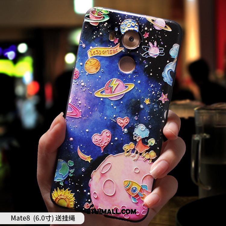 Etui Huawei Mate 8 Silikonowe Ochraniacz Purpurowy Kreatywne Piękny Futerał Sklep