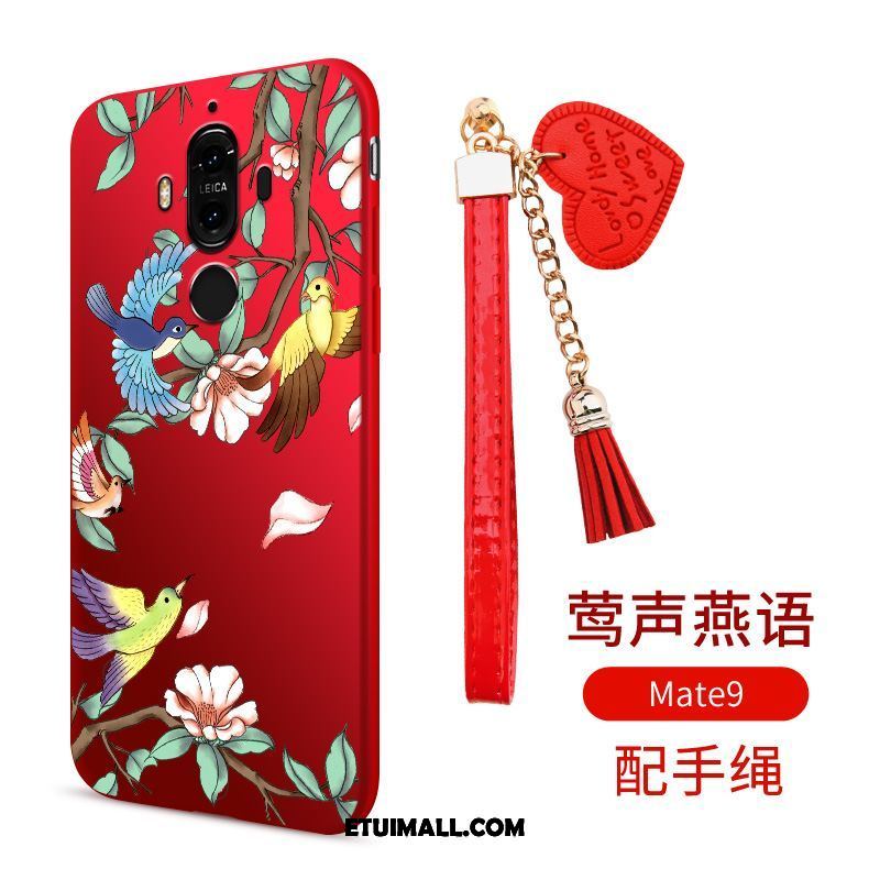 Etui Huawei Mate 9 Miękki Kreatywne Osobowość Silikonowe Czerwony Futerał Sklep