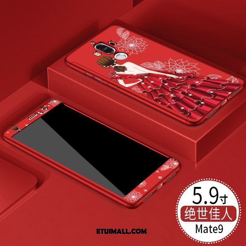 Etui Huawei Mate 9 Ochraniacz Czerwony All Inclusive Czerwony Netto Anti-fall Pokrowce Dyskont