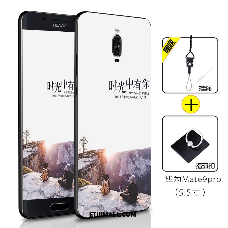 Etui Huawei Mate 9 Pro Anti-fall Kreskówka Miękki Czarny Wzór Futerał Na Sprzedaż