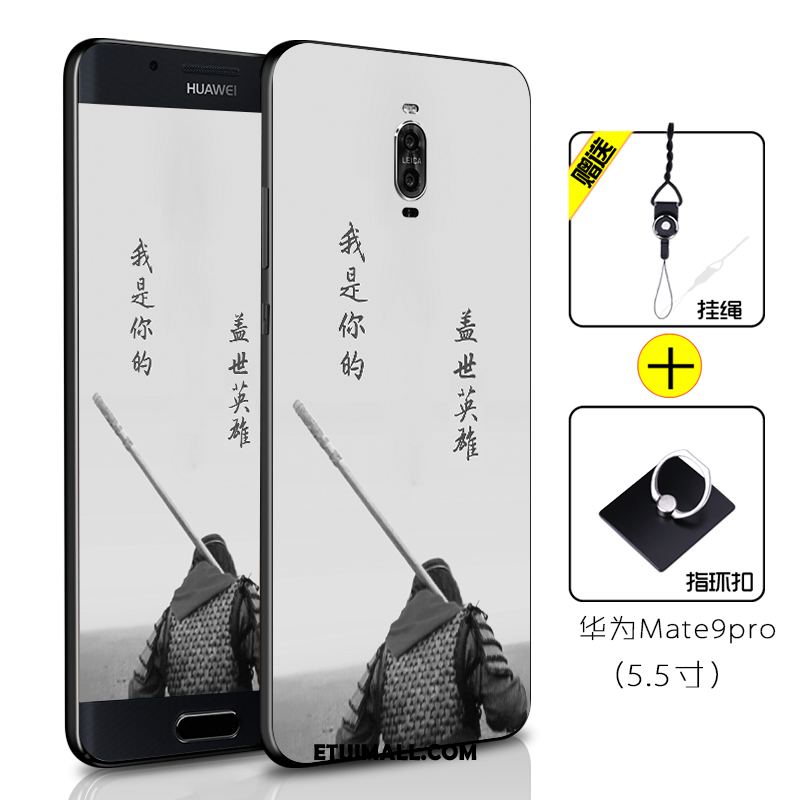 Etui Huawei Mate 9 Pro Anti-fall Kreskówka Miękki Czarny Wzór Futerał Na Sprzedaż